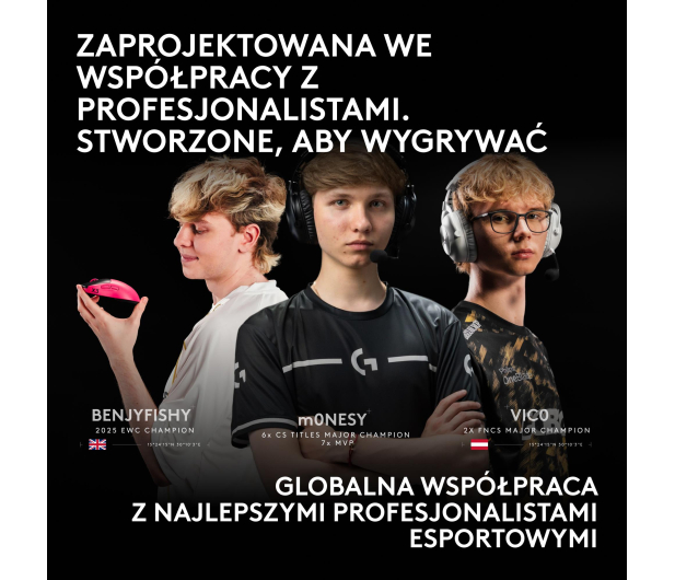 Logitech G PRO X3 Superstrike różowy - 1598608 - zdjęcie 9
